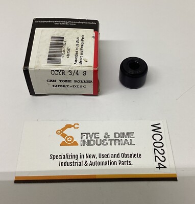 McGill CCYR 1 1/8 S Cam Yoke Roller Lubri-Disc New In Box – NEO Surplus - Foto 10