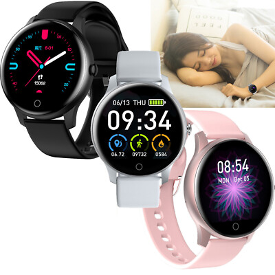 Women Men Smart Watch Bluetooth Smartwatch Sleep Monitor Wristwatch for Android