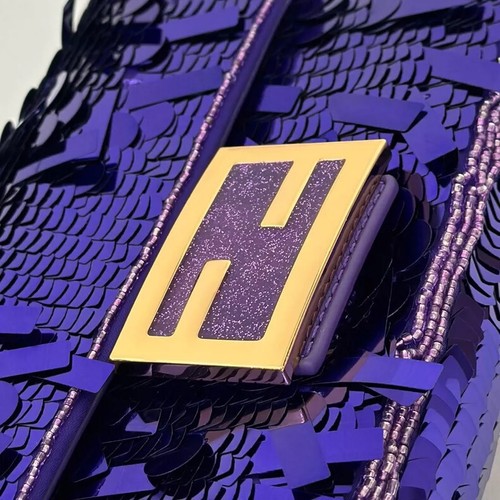 Bolso Mujer Cuentas Brillantes, Bolsa de Cena, Juego Completo de Caja de Regalo Grande 27 cm, Pequeño 19CM - Imagen 5 de 17