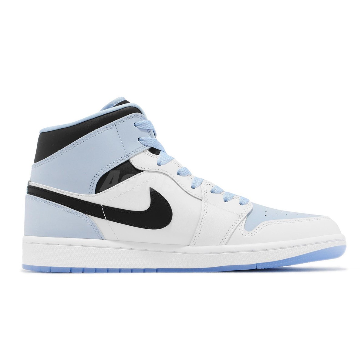 Nike Air Jordan 1 Mid SE White Ice Blue Men AJ1 Casual Lifestyle