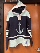 Men's STARTER x GIII Seattle Kraken Retro NHL Laced Hoodie $140 Size LARGE