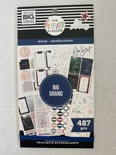 Brand New The Happy Planner Value Sticker Book Boho Big 487 Pieces