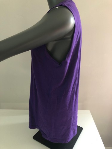 Camiseta Lavanda Amenaza Mangas Se han Cortado Ver Fotos Talla Pequeña - Imagen 10 de 12