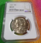 1967 Kennedy half dollar NGC MS 65 40% Silver !!!NICE!!!!
