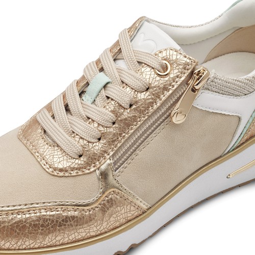 Marco Tozzi Damen Sneaker Sneakers Slipper Halbschuhe Schuhe gold 23770 - Picture 5 of 6