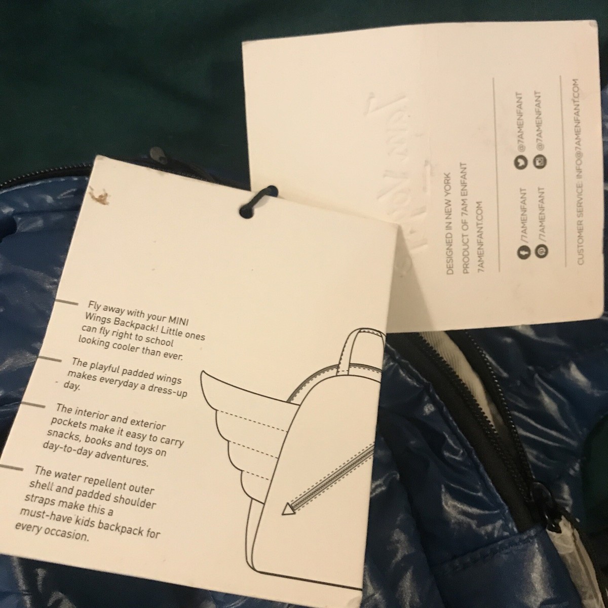 7am Voyage Mini Wings Vb013 Backpack By 7am Enfant Brand New With Tags | eBay 7am Voyage Mini Wings Vb013 Backpack By 7am Enfant Brand New With Tags | eBay