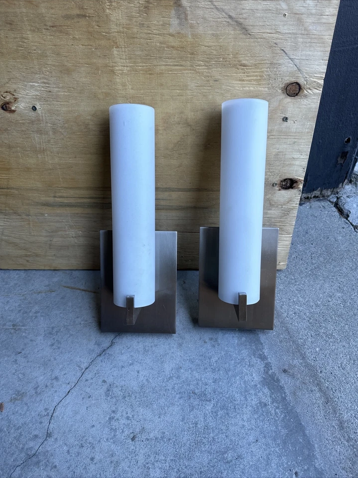 Aplique de montaje en pared tubo 5040 de George Kovacs tubo 1 P5040-084 níquel cepillado Foto 2 de 4