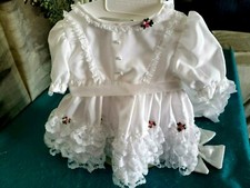 Classic Doll New 2-1//2/" White Leather Skating Boots Fit Most 20/" 24/" Dolls