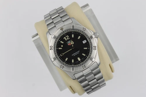 Tag Heuer WK1110.BA0311 Mens 2000 Series Professional Watch Black Silver