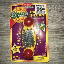 VINTAGE DOUBLE JACKS- JA-RU, INC.  1999 (16 Metal Jacks And 2 Hi-Bounce Balls)