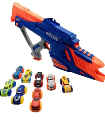 Hasbro Nerf Nitro Rennbahn   Autobahn MotoFury Rapid Rally, Fahrzeugblasterset