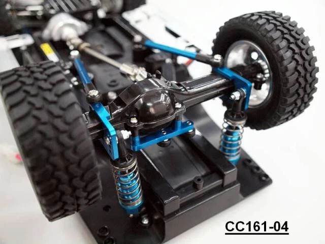 GPM Aluminium hintere Verstrebungen CC161, Alu Tuning für Tamiya CC-01 - Bild 4 von 4