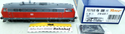 Roco 70768 V 218 433-1 Diesellok DB digital 16-BIT Sound H0 1:87 OVP HU5 µ