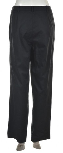 Josephine Chaus Womens Pants Size 10 Black Solid Chino Slacks Cotton Casual - Picture 2 of 4