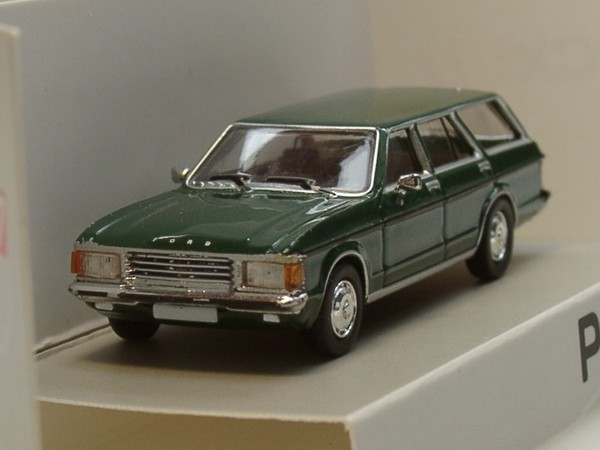 Premium Ford Granada Mk I Turnier, 1974, DunkelgrüN - Pcx 870404 - 1:87-image