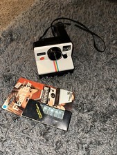 Vintage Polaroid One Step SX-70 Instant Film Land Camera With Flash Bar