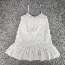 Madewell Dress Sz XS Lace Coquette Mini Sun Fit Flare Daisy Stitch