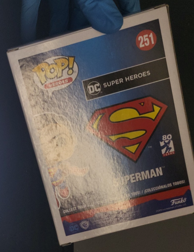 Pop! DC Flying Superman 80th Ann. Figura Vinilo Serie Especial #251 Ver Fotos - Imagen 20 de 24