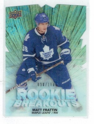 11-12 UD Upper Deck Rookie Breakouts  Matt Frattin  /100  Rookie