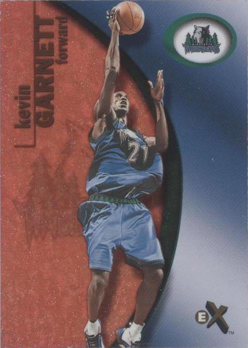 2000-01 EX - Kevin Garnett #50 Essential Credentials Now /201 for 