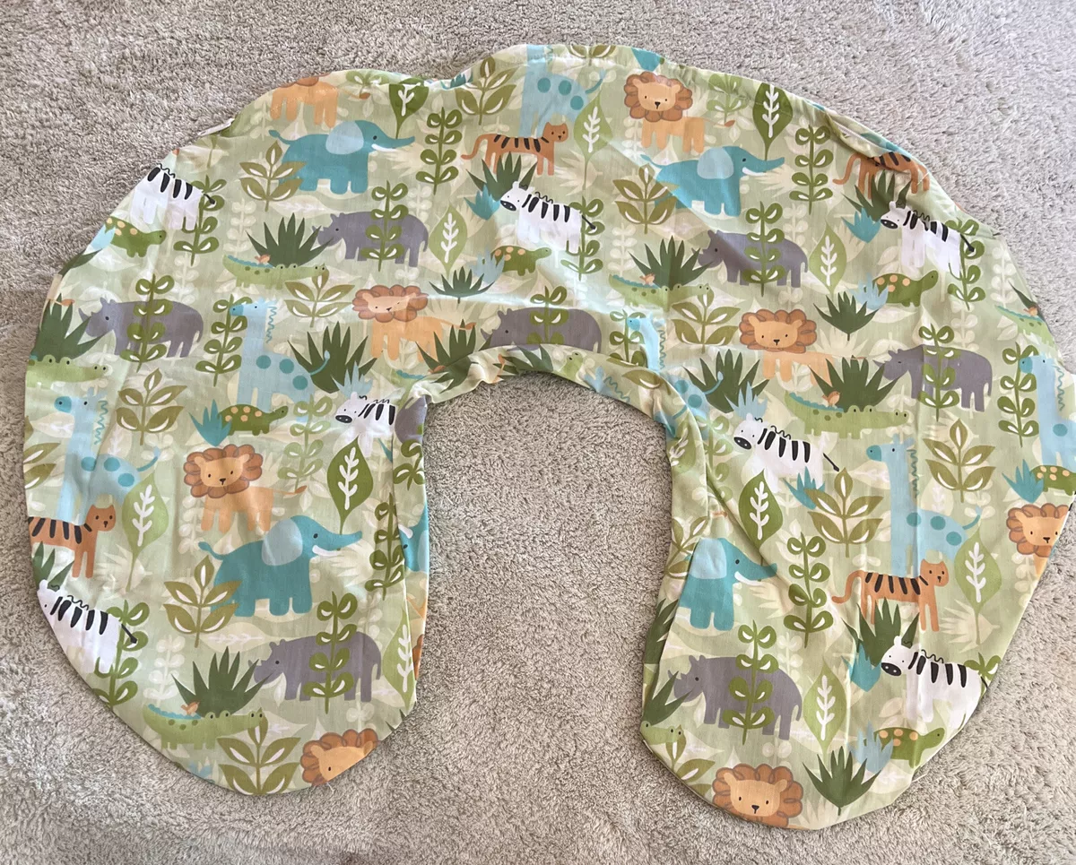 Boppy Unisex Boys Girls Green Lion Elephant Zebra Lion Nursing
