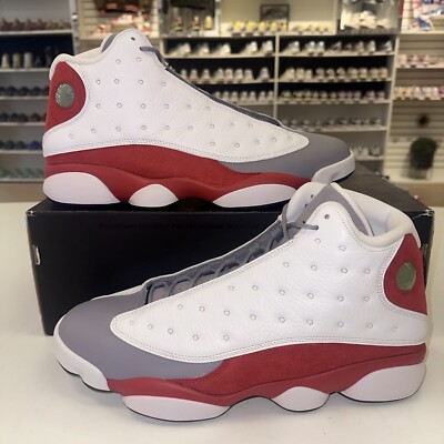 Size 14 Air Jordan 13 Retro 2014 Grey Toe
