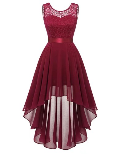 Damen Partykleid Cocktailkleid Abendkleid Ballkleid Ärmellos/Spitze/Brautjungfer - Bild 12 von 30