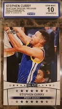 🔥 Stephen Curry 2018 Leaf Draft ST-26 - CCG 10 - NBA MVP Legend! 🔥