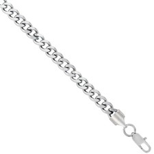 6.0mm Stainless Steel Cuban Curb Link Chain Necklace 20", 24", 30"