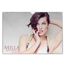 Milla Jovovich Landscape Full Photo Personalised 2025/26 Calendar Choose Start