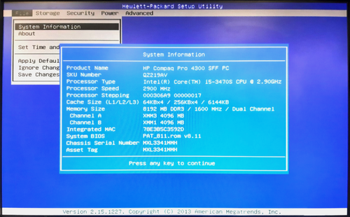 HP Compaq Pro 4300 SFF Desktop PC Intel Core i5-3470S @ 2.90GHz 8GB NO HDD #2 - Picture 10 of 10