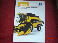 BROCHURE PUBLICITAIRE MOISSONNEUSES BATTEUSES NEW HOLLAND CS   6/2002