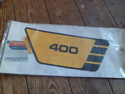  GENUINE YAMAHA SIDE PANEL GRAPHIX DECAL XS400 XS 400 1978 NOS # 2J0-21784-00 