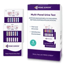 5 Pack 12 Panel Urine Drug Test Kit AMP BAR BUP Benzo COC MDMA OXY PCP Marijuana