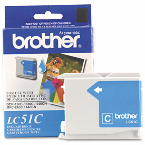 Brother MFC-440CN Ink Cartridge Set (LC51) - 2pcs Black with 1 of each Color - Picture 3 of 5