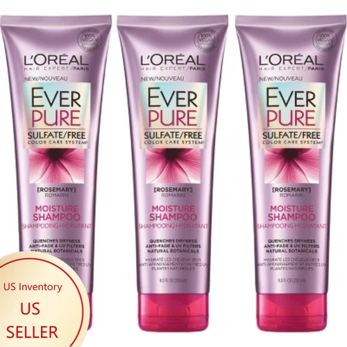 L'Oreal Paris EverPure Moisture Rosemary Oil Shampoo for Dry Hair
