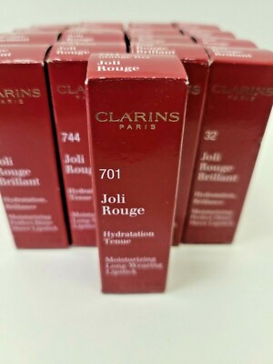 CLARINS Joli Rouge Moisturizing Long Wearing Lipstick - Select Shade-NIB