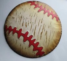 Open Road Brands Metal Baseball Wall Decor Sign 14x14in Hobby Lobby