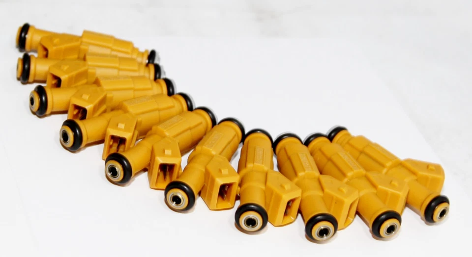 1 conjunto (10) de injetores de combustível para 97-99 Ford E-350 Econoline/Club Wagon 6.8L V10 0280155710 - Imagem 4 de 4