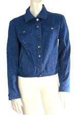 Vintage Iceberg Jeans Blue Button Down Jacket Size 42