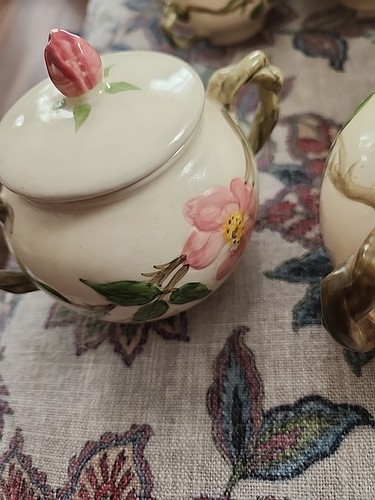 LOT OF 2 Franciscan Desert Rose Sugar Bowls with Lids - Picture 9 of 10