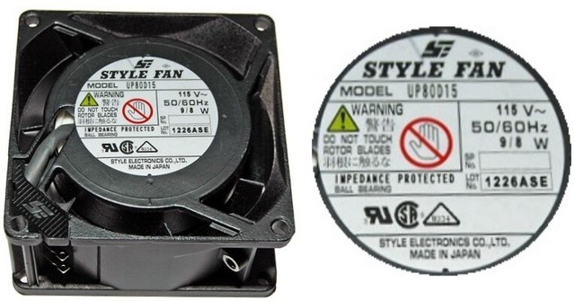 EBM Papst W2E200-HH86-01 Axial Ball Bearing 115V 607CFM 61dB AC Fan Great Cond.