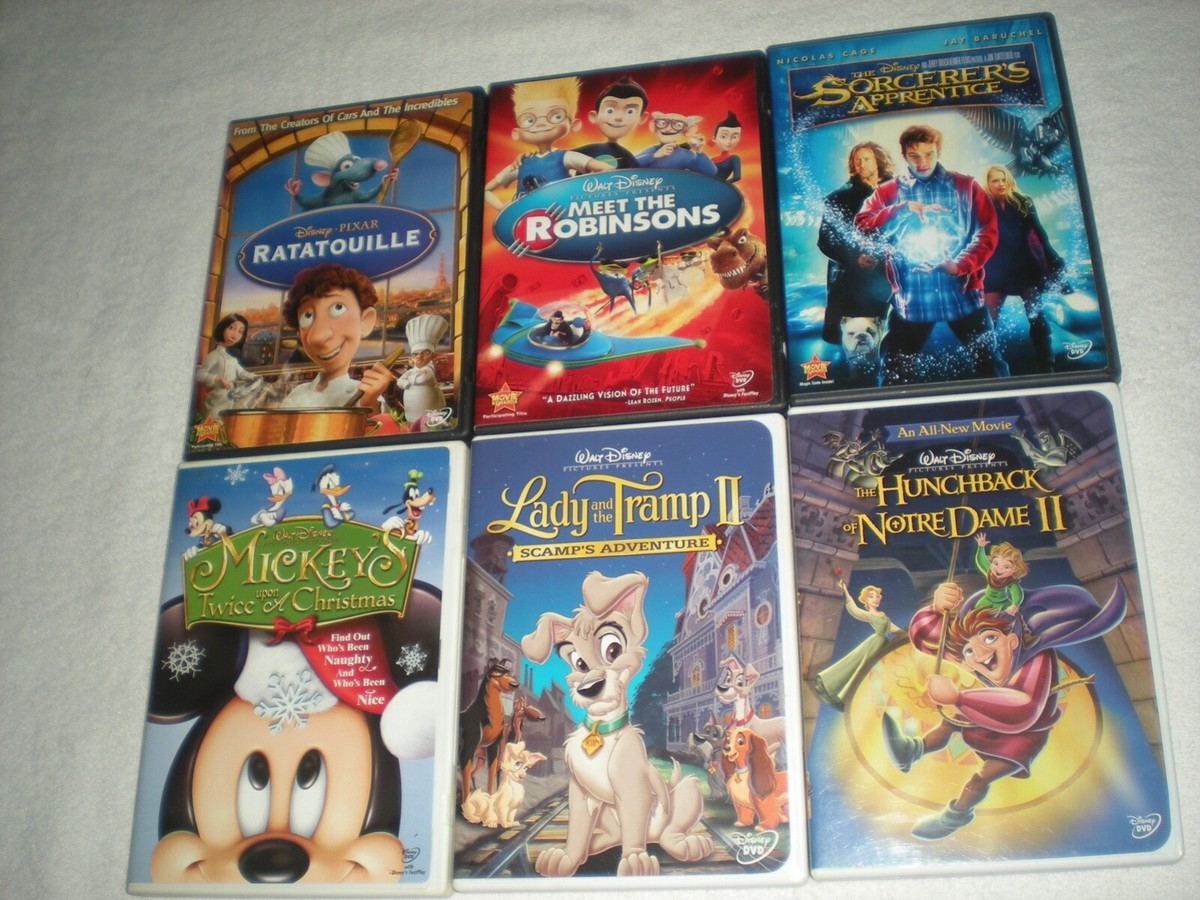 Disney DVD Lot (6) Mickey's Twice Upon A Christmas Lady and