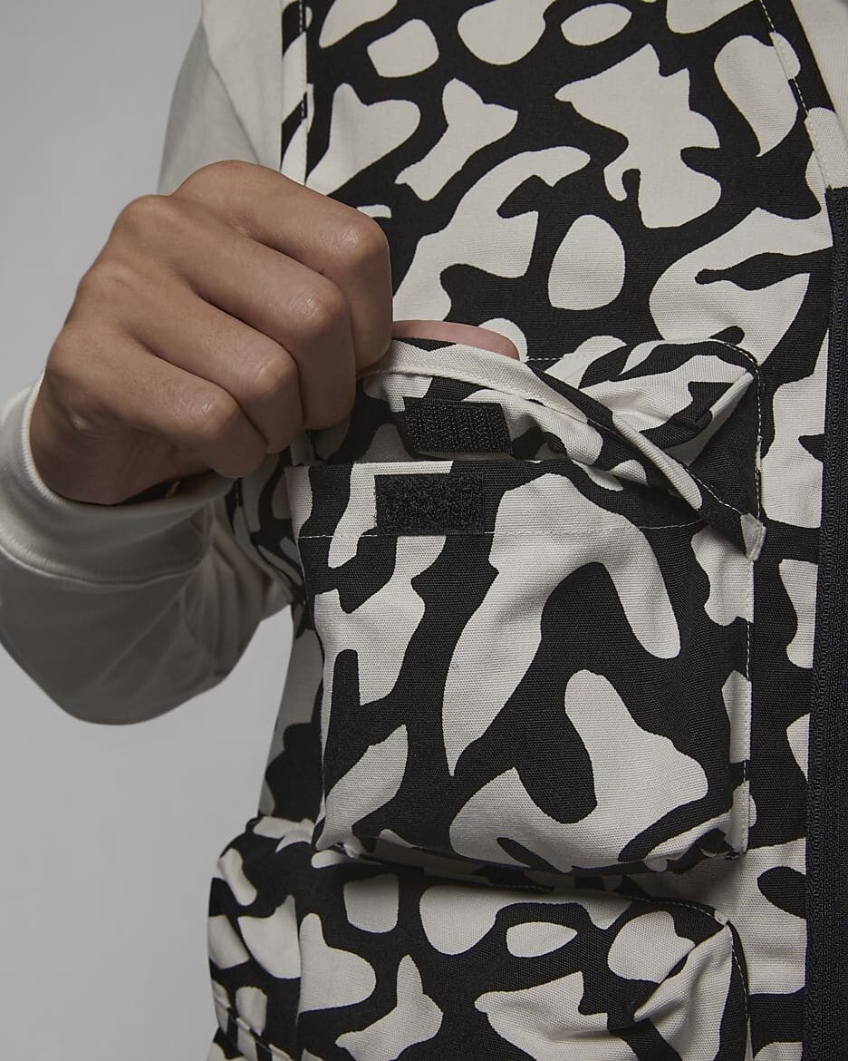 Nike Air Jordan Heritage Flight Elephant Cement Print Vest