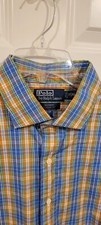 Men's Polo Ralph Lauren Estate Classic Fit Plaid Button Down Shirt 17 XL