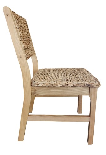 Castine Wood Dining Chair with Woven Seat and Back Natural - Threshold - Picture 8 of 9