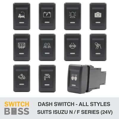 Push Switch ALL STYLES to suit ISUZU TRUCK N Series F Series 24v
