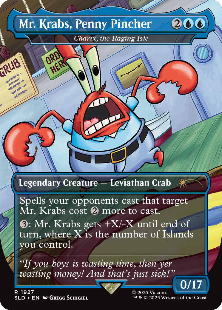 SpongeBob SquarePants Bundle MTG Secret Lair - Magic The