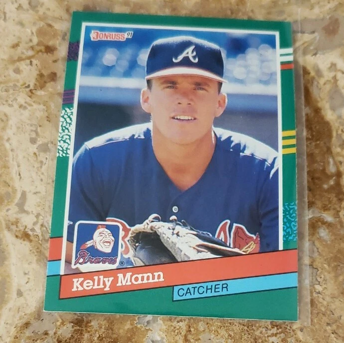 donruss 91 baseball card Kelly Mann - Image 4 of 4