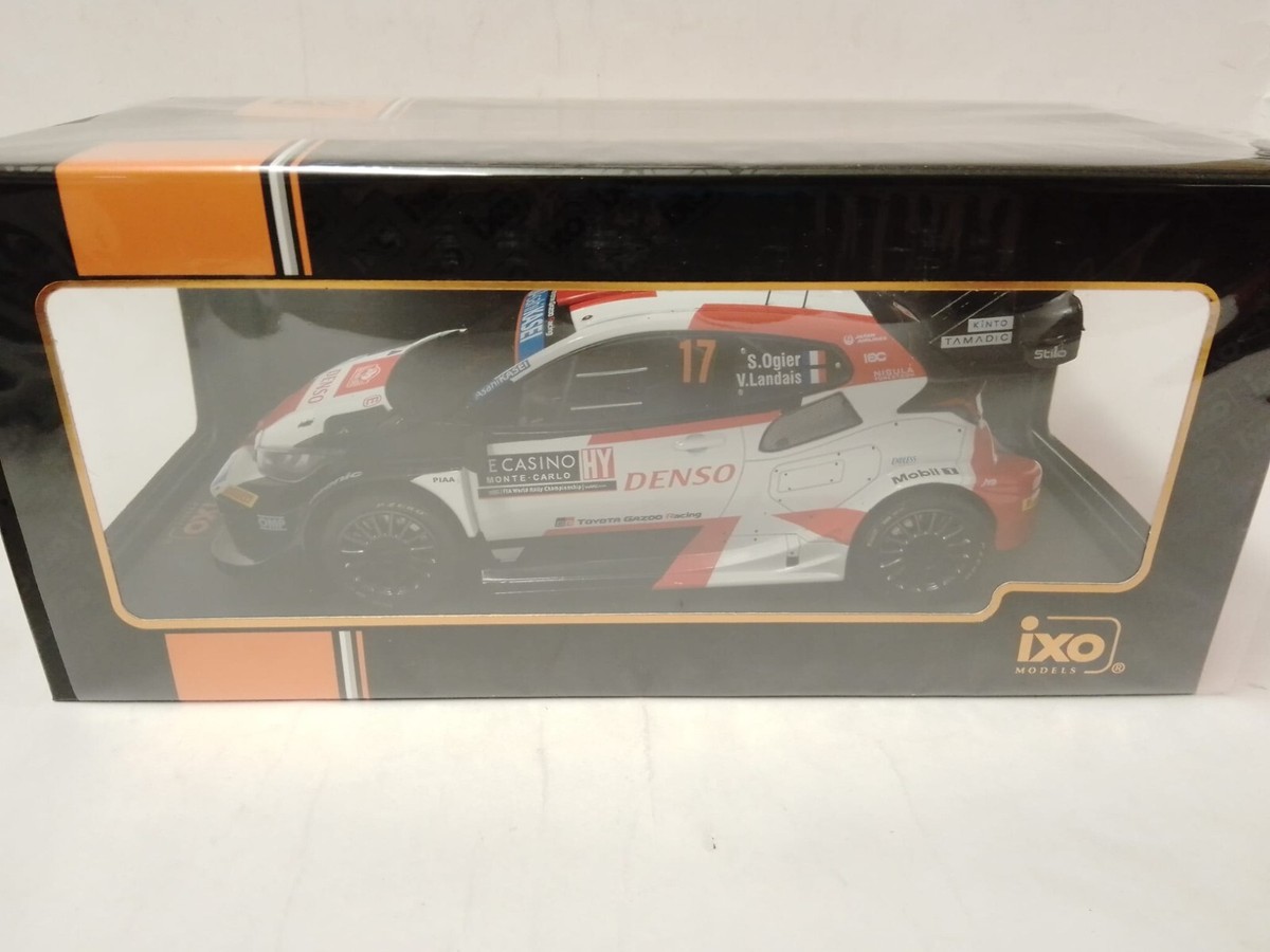 IXO 1/43 Toyota GR Yaris Rally1 #17 - Ogier/Landais - Rallye Monte-Carlo 2023 - Miniature Neuve